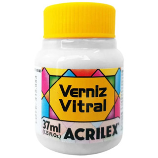 Verniz Vitral Incolor Acrilex 37ml Transparente Brilhante Original em Oferta na Shopee