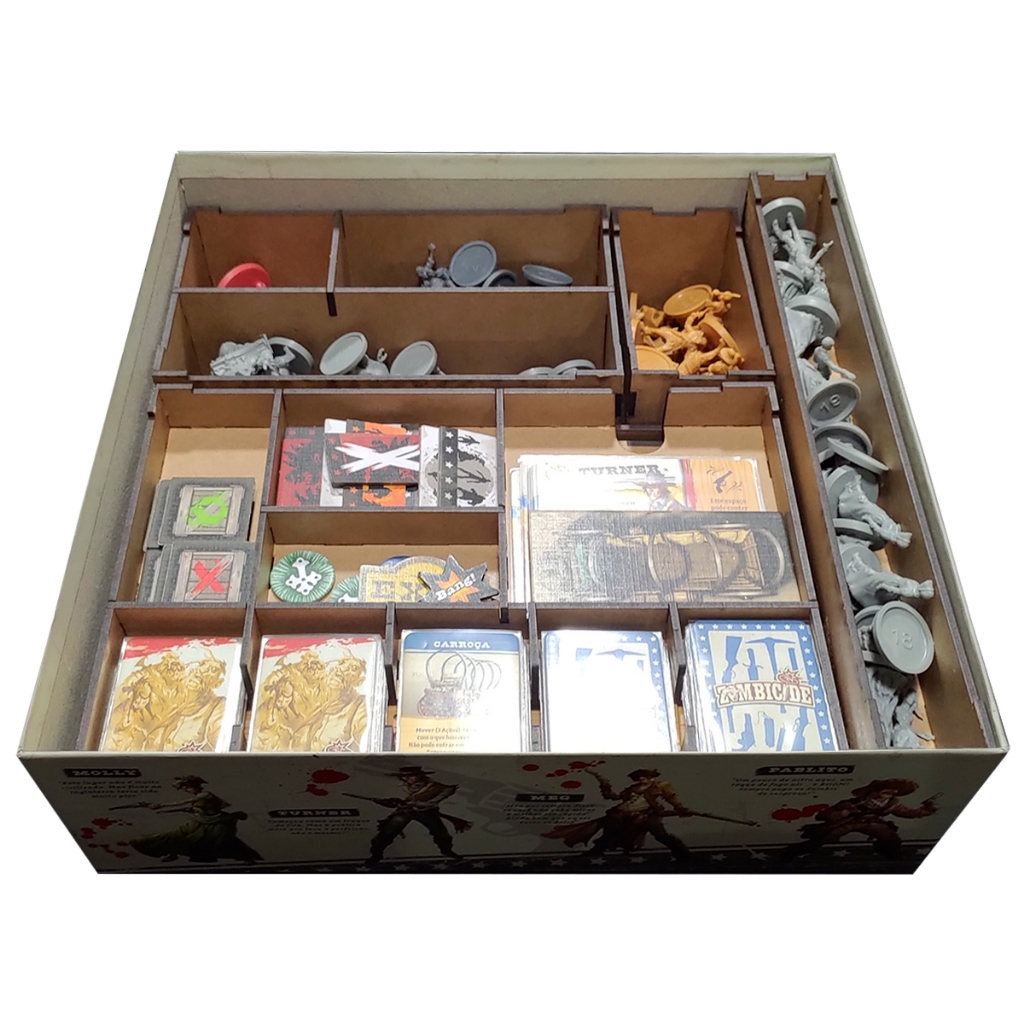 Organizador (INSERT MDF) para Zombicide: Undead or Alive