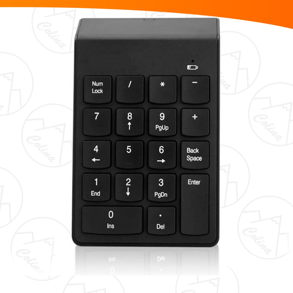 Teclado Numérico USB Com Fio Preto Computador Notebook