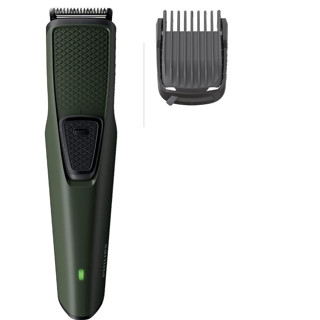 Aparador De Barba Philips Series 3000 Bivolt Barbeador 5 Regulagens + 1 Cabo USB Carregador Bt1230 Verde