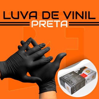Luva de Vinil Descartável Sem Pó Descarpack 100un