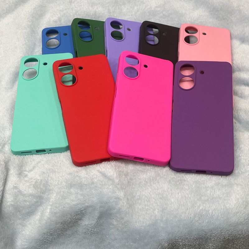 Capa Capinha Case Xiaomi Redmi 13C Silicone Aveludada Colorida Capinha Anti Impacto Ótima Qualidade Redmi 13C