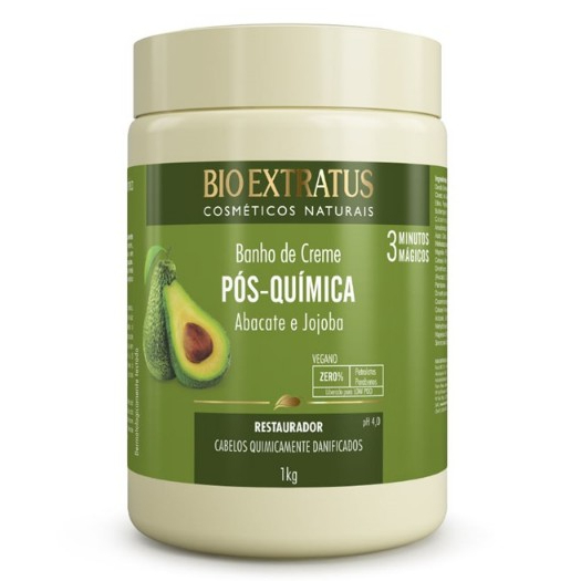 Banho de Creme Pós-Química Bio Extratus 1Kg