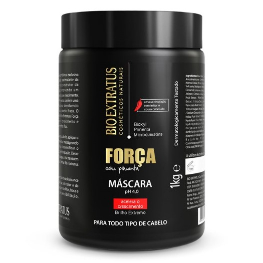 Máscara Força com Pimenta Bio Extratus 1Kg