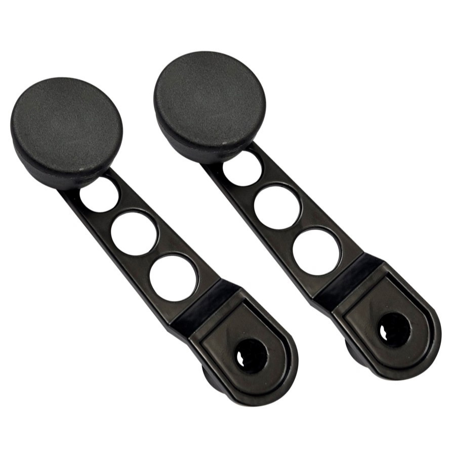 2 Manivelas Reguladoras do Vidro Volkswagen Fusca Brasilia Gol Quadrado Kombi Clipper Santana Voyage Quadrado