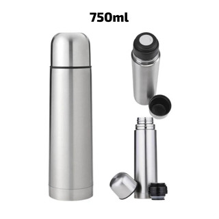 Garrafa Copo Térmico Inox Portátil Agua Café Academia 750ml