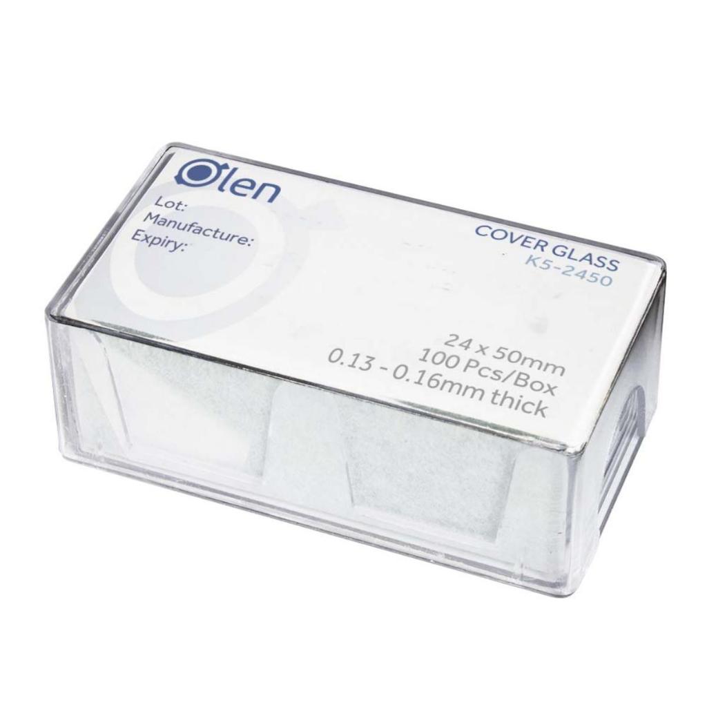 Lamínula De Vidro 24x50mm Cx Com 100 Unidades Microscopia em Oferta na Shopee