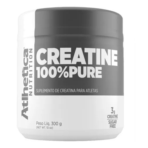 Creatina em Pó Atlhetica Nutrition 300g 100% Pura