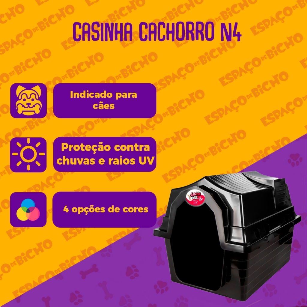 Detalhes do Casinha Cachorro N4 + Kit Bandeja Design + 1 Comedouro + 1 Bebedouro + Shampoo