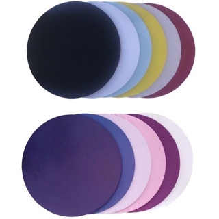 Kit com 6 capa de sousplat helanca liso - 35cm - Várias Cores em Oferta na Shopee