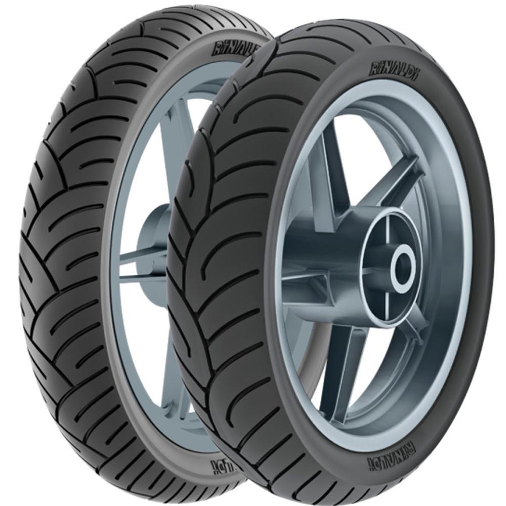 Par Pneu Cbx 250 Twister Fazer 250 130/70-17 + 100/80-17 Tl Hb37 Rinaldi