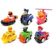Carrinho Patrulha Canina Fricção UNIDADE Brinquedos Coleção Zuma Marshel Chase Sky Cao robo Ryder Rocky Rublee