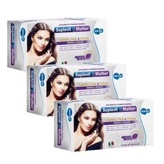 Suplemento Vitamínico Mineral Suplevit Mulher | 3 Caixas EMS