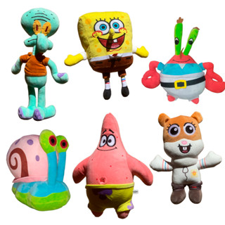 Pelucia Bob Esponja Patrick Estrela Lula Molusco Seu Sirigueijo Sandy Bochechas Gary Caracol