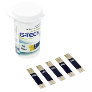 Tira/Fitas medidor de glicose G-Tech Free COM 50
