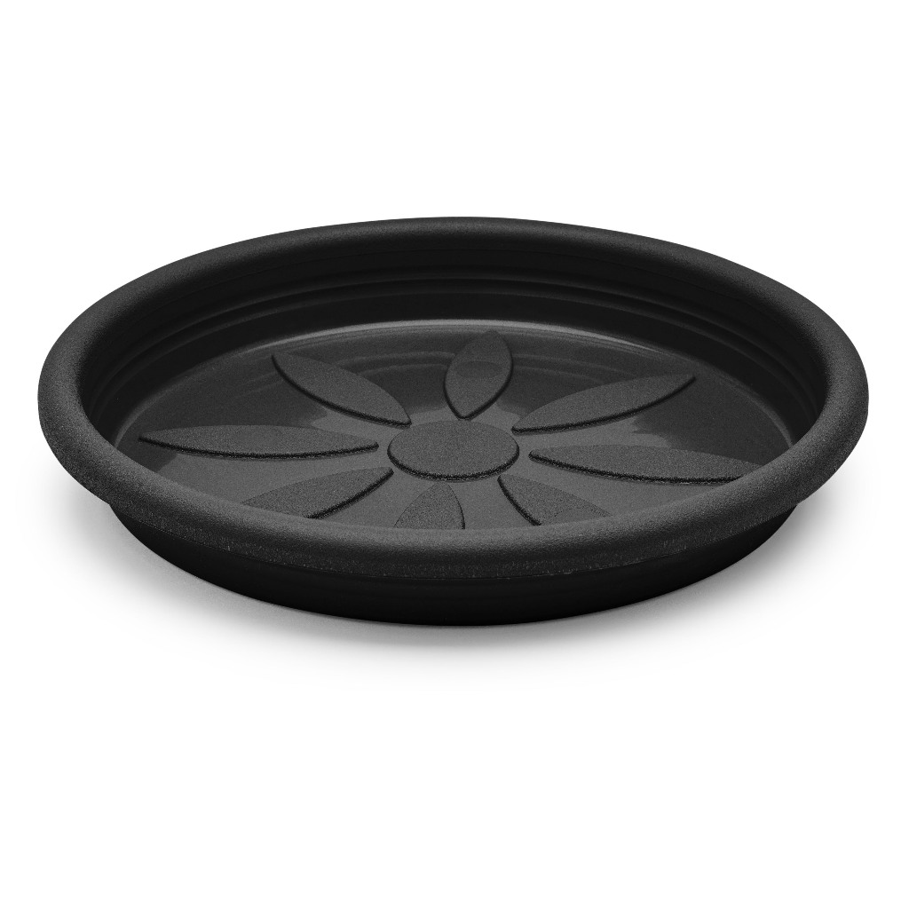 Kit 5 Pratos Plástico Para Vasos Redondo 25x25 Cm Base Para Vasos Reforçado em Oferta na Shopee