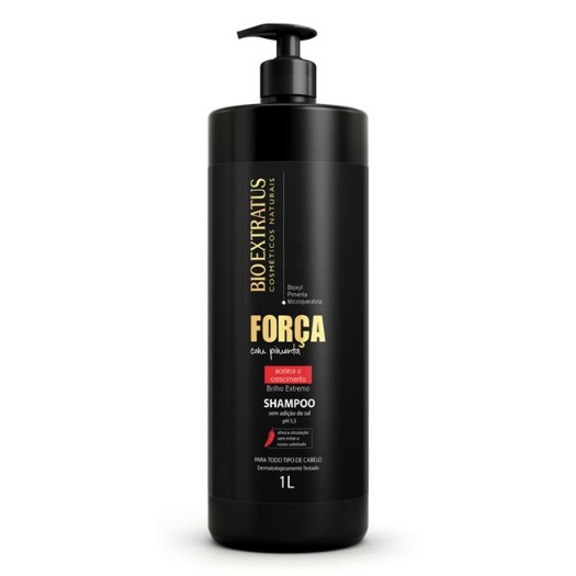 Shampoo Força com Pimenta Bio Extratus - 1L Crescimento e Antiqueda em Oferta na Shopee