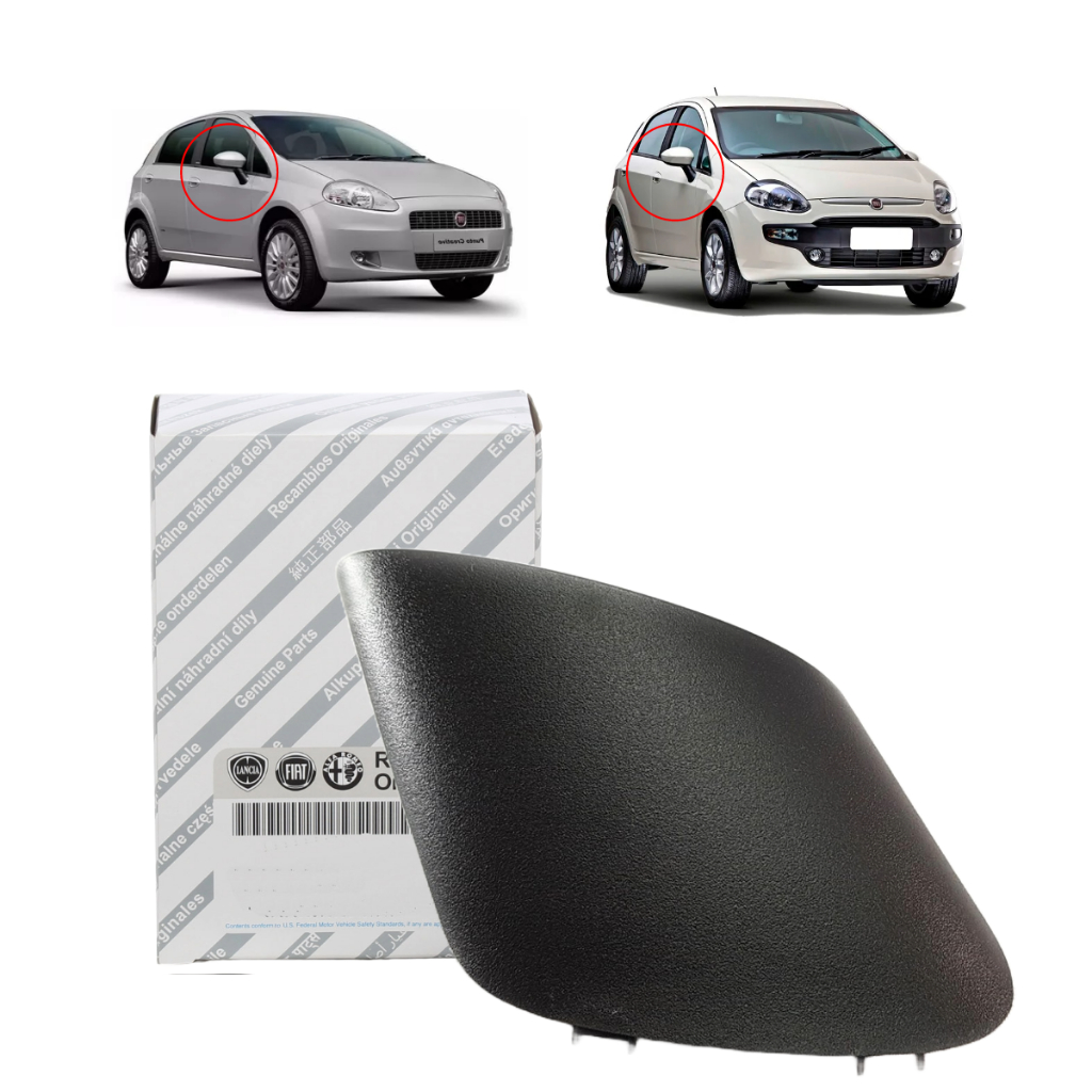 Capa Moldura Acabamento Retrovisor Direito Passageiro Fiat Punto Todos Original em Oferta na Shopee