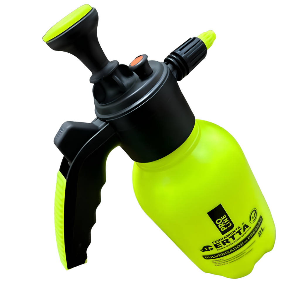 Pulverizador 2 Litros Borrifador Manual Spray Com Valvula Alta Pressão Prévia Para Jardim