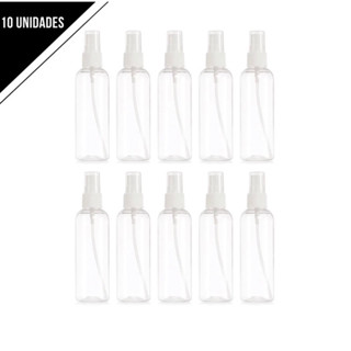 Kit “10” FRASCO PET 120ml com válvula spray