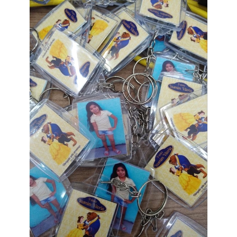 Chaveiro em Acrílico Personalizada 3x4 - 10 Unids - aniversário - lembrancinha - infantil - batizado