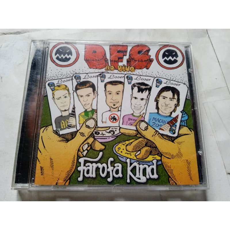 CD D.F.C. - farofa kind, ótimo estado mídia e capa