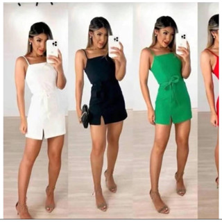 Vestido suspenso estilo moda com design requintado