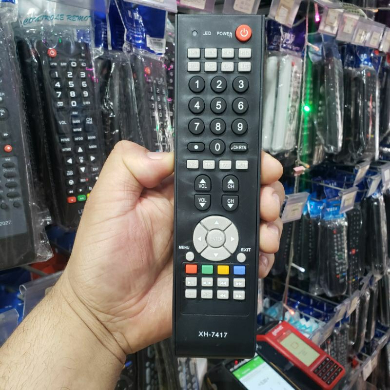 Controle Remoto TV Semp Toshiba XH-7417 Lcd Ct6420 6360 Lc3246 4246 LC2655WDA LC3255WDA LC4055FDA