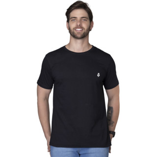 Camiseta Masculina Algodão Básica 30.1 Lisa Original Heyju