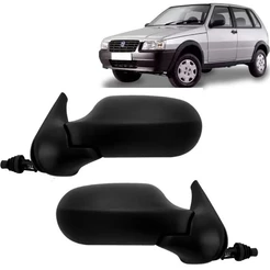 Retrovisor Uno 06/10 2 Portas Com Controle Unidade ou Par