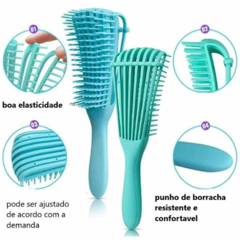 A Famosa Escova e Pente Polvo Para Cabelo — imagem 2 de 2