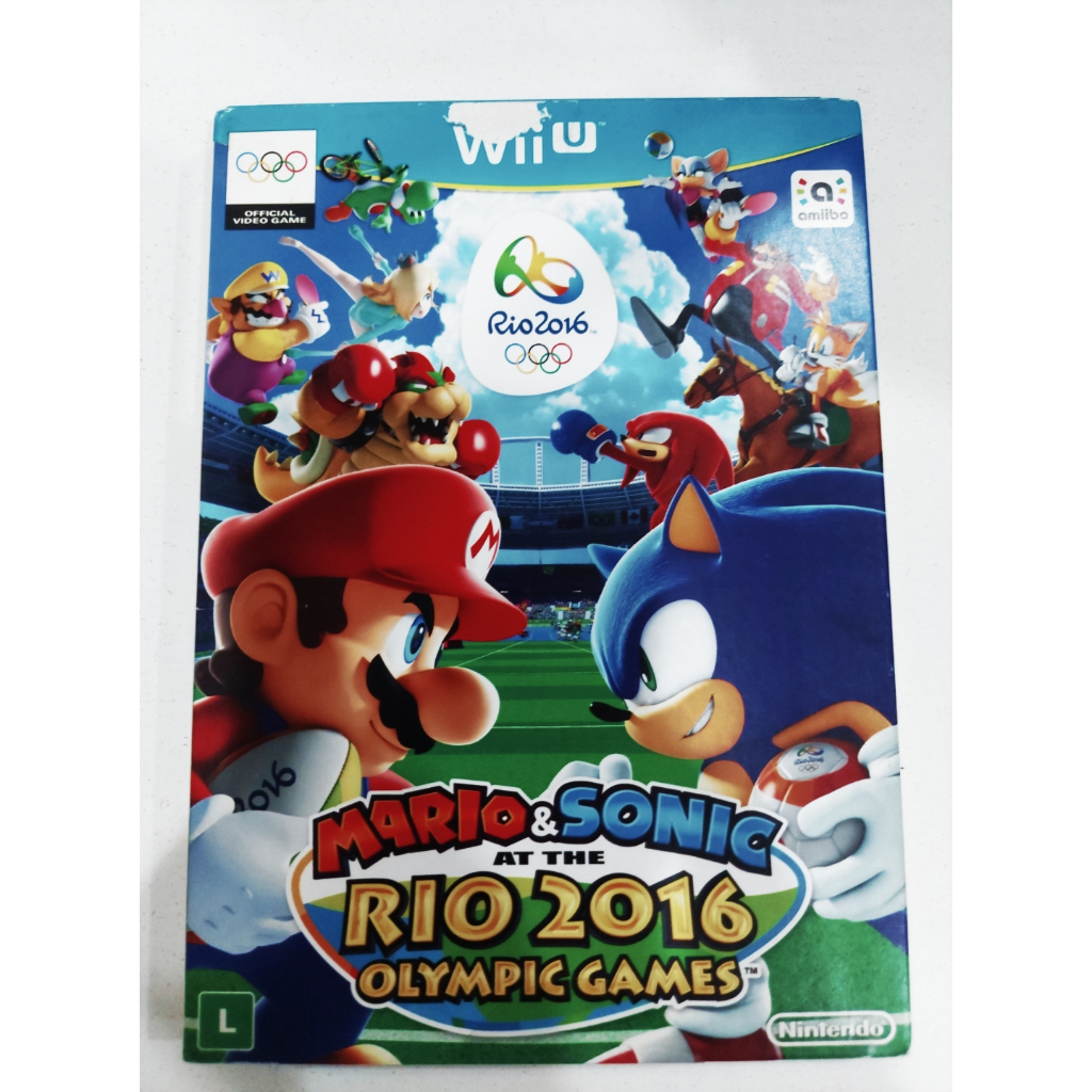 Mario & Sonic At The Rio 2016 Olympic Games Com Luva Nintendo Wii U