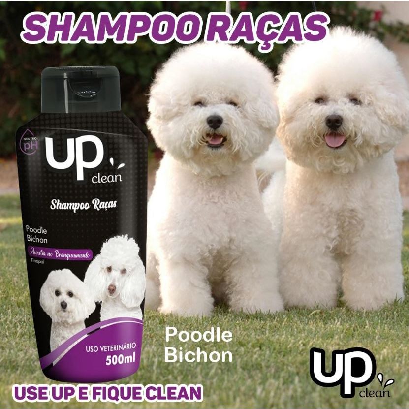 Shampoo para Cachorro Raças Poodle - Bichon 500ml UP Clean