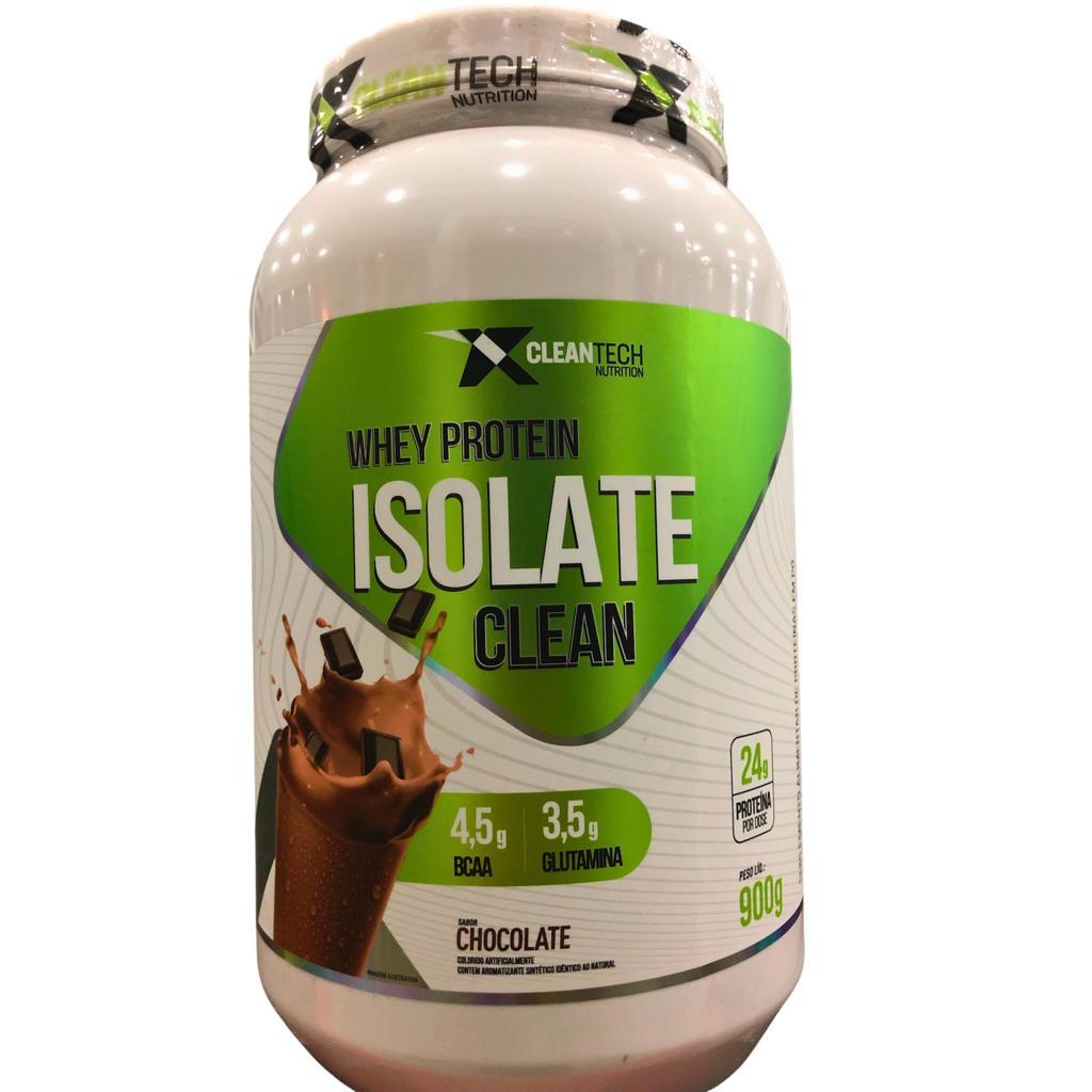 Whey Protein Isolado 24g De Proteína por Dose Clean Tech Nutrition 900g Pote