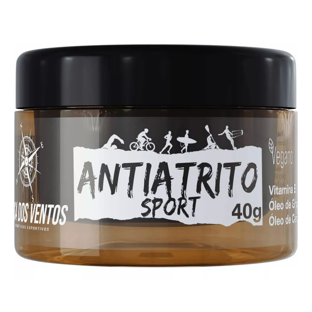 Creme Antiatrito Vegano Rosa Dos Ventos - Bike, Surf, Natação, Skate antiassadura Vegano