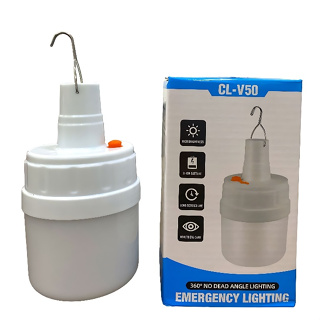 Lâmpada emergência Lanterna Bateria Recarregável Luz Camping Com Gancho Economia de energia em Oferta na Shopee