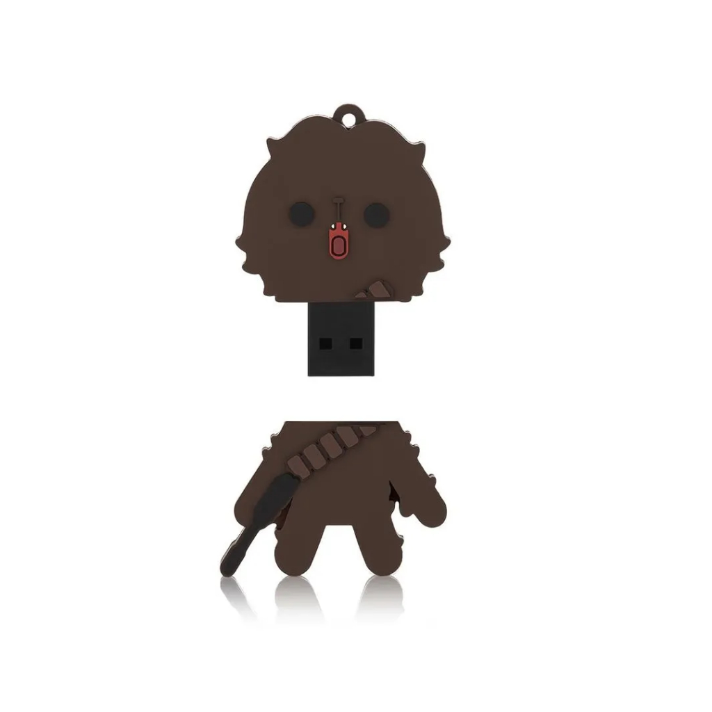 Pen Drive Star Wars Chewbacca 8GB USB Leitura 10MB/s e Gravação 3MB/s Multilaser