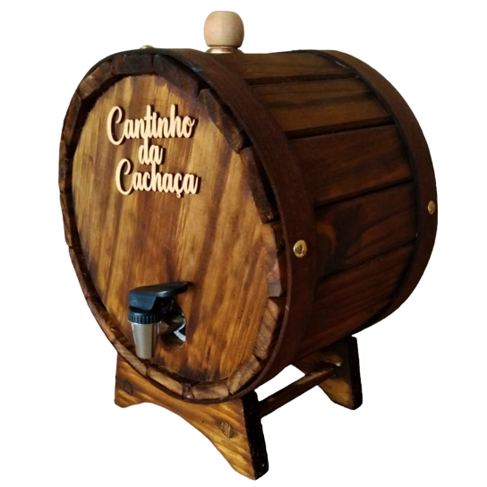 Pingometro De Madeira Personalizado De Cachaça