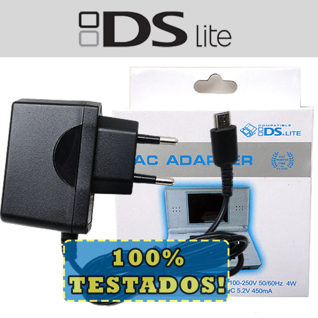 Fonte Carregador Bivolt 110-220v P/ Nintendo Ds Lite c/ Nota Fiscal em Oferta na Shopee