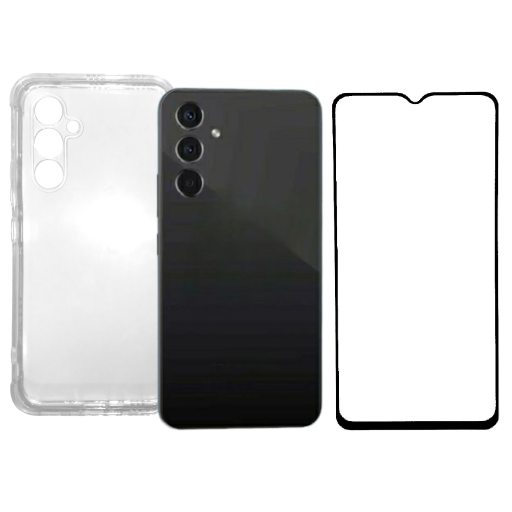 Capa Capinha Case Samsung Galaxy A14 Anti-Impacto Transparente + Película 3D