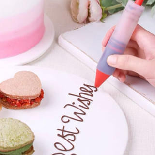 Caneta Decoradora Decorador Com 4 Bicos De Bolo Para Bolos De Silicone Temperaturas Suport...