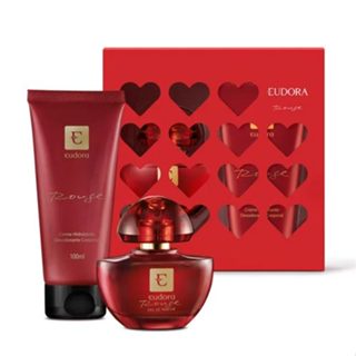 Presente Eudora Rouge Mini Eau de Parfum + Hidratante – Eudora