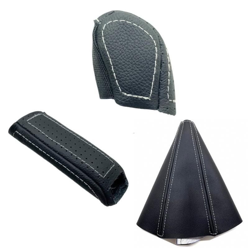 Kit Capas Manopla Câmbio Manual E Freio De Mão + Coifa alavanca do Câmbio Corsa 1999 2000 2001 2002 2003 2004 2005 2006 2007 2008 2009 2010 2011 2012