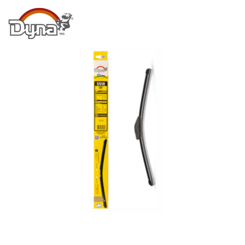 PALHETA SLIM BLADE S518 DYNA - C3/DOBLO/ELBA/FIORINO/PALIO/PALIO WEEKEND/PREMIO/DUNA/SIENA/STILO/STRADA/TORO/UNO/ECOSPORT/FIESTA/RANGER/AGILE/ASTRA/CELTA/CORSA/CRUZE/EQUINOX/MONTANA/PRISMA/VECTRA/NEW HRV/AZERA/CRETA/I30/SONATA/VELOSTER/COMMANDER/COMPASS