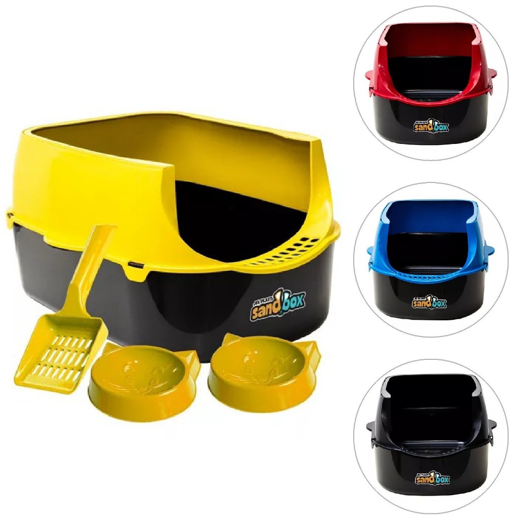 Caixa De Areia Banheiro Gato Sanitário Furba Grande Sandbox em Oferta na Shopee