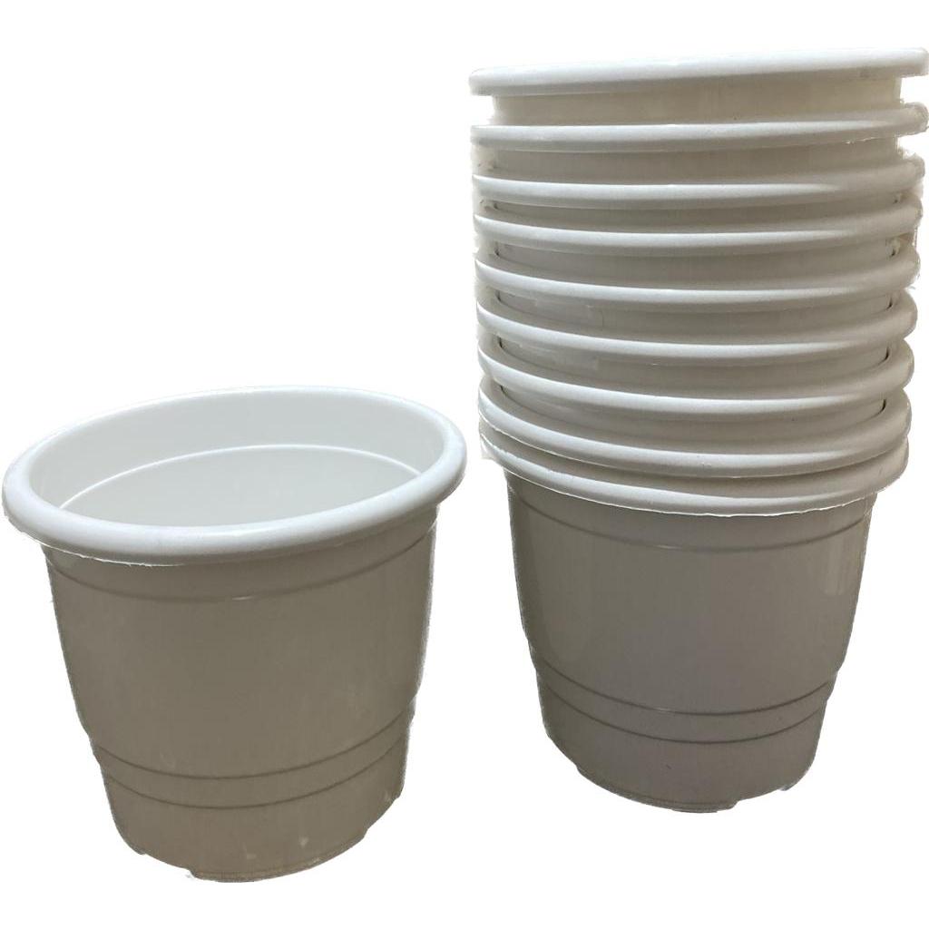 Kit 10 vasos 17 na cor branca em Oferta na Shopee