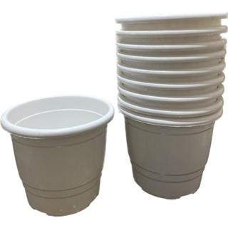 Kit 10 vasos 17 na cor branca em Oferta na Shopee