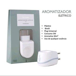 Aromatizador Difusor Elétrico Standard Branco Via Aroma Bivolt em Oferta na Shopee