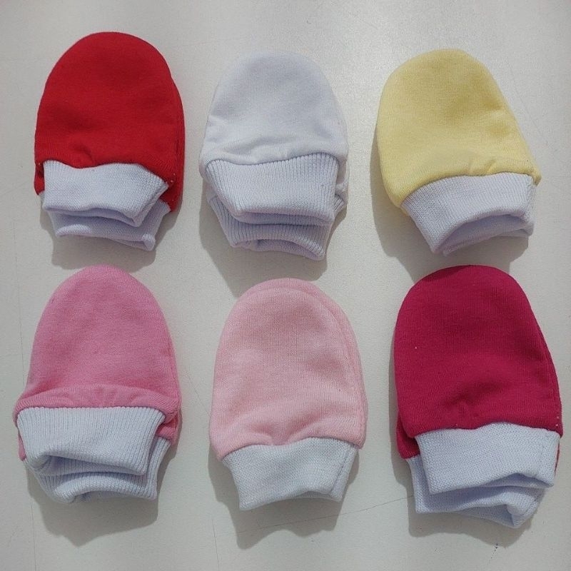 kit luvas ou luvinha bebê malha (6 pares) kit luvas ou luvinha bebê malha (6 pares)