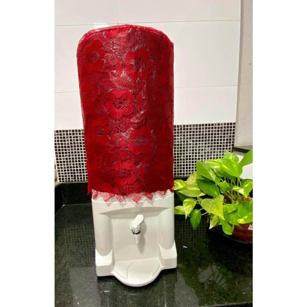 Capa galão de água 20 lts renda decoração cozinha  e galão INVERTIDO 20 lts cores. em Oferta na Shopee